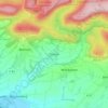 Mappa topografica Zersen, altitudine, rilievo