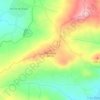 Mappa topografica Sesmarias, altitudine, rilievo