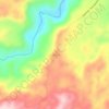 Mappa topografica Batiano, altitudine, rilievo