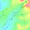 Mappa topografica Outeiro, altitudine, rilievo