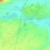 Mappa topografica Les Grandes Bordes, altitudine, rilievo