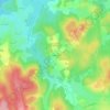 Mappa topografica La Coupe Lyonnet, altitudine, rilievo