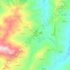 Mappa topografica Urzano, altitudine, rilievo