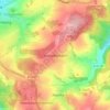 Mappa topografica Kleinolbersdorf, altitudine, rilievo