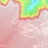 Mappa topografica Grand Canyon Village, altitudine, rilievo