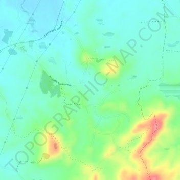 Mappa topografica Aguas Prietas, altitudine, rilievo