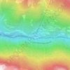 Mappa topografica Francoz, altitudine, rilievo