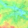 Mappa topografica La Haie du Moulin, altitudine, rilievo