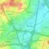 Mappa topografica Jehrden, altitudine, rilievo