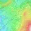 Mappa topografica Hameau du Chenevas, altitudine, rilievo