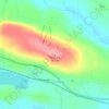 Mappa topografica Briar Hill, altitudine, rilievo