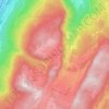 Mappa topografica Ablatrix, altitudine, rilievo