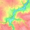 Mappa topografica Guelzic, altitudine, rilievo