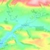 Mappa topografica Shillingford, altitudine, rilievo