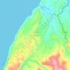 Mappa topografica Kantabogon, altitudine, rilievo