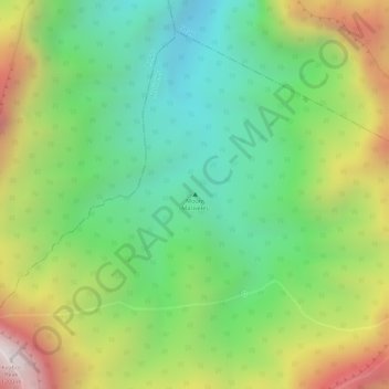 Mappa topografica Mount Mariveles, altitudine, rilievo