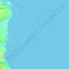 Mappa topografica San Andrés y Providencia, altitudine, rilievo