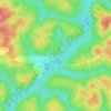 Mappa topografica Awaé, altitudine, rilievo