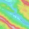 Mappa topografica Cereceda, altitudine, rilievo
