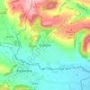 Mappa topografica Stapleton, altitudine, rilievo