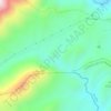 Mappa topografica Cerro de las Calaguas, altitudine, rilievo