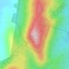 Mappa topografica Mount Bajimba, altitudine, rilievo