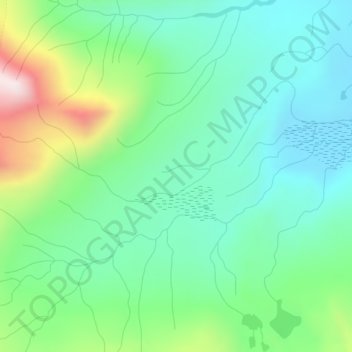 Mappa topografica Spectrum Range, altitudine, rilievo