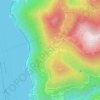 Mappa topografica Musignano, altitudine, rilievo