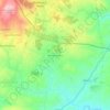 Mappa topografica Galisteu Fundeiro, altitudine, rilievo