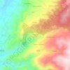 Mappa topografica Carvalhal da Serra, altitudine, rilievo
