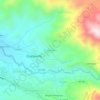 Mappa topografica Puentelon, altitudine, rilievo