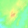 Mappa topografica Salkha, altitudine, rilievo
