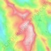 Mappa topografica La Mortice sommet Nord, altitudine, rilievo