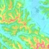 Mappa topografica Montebicchieri, altitudine, rilievo