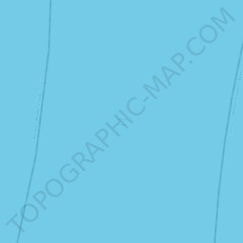 Mappa topografica Tablas Strait, altitudine, rilievo