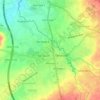 Mappa topografica 2, altitudine, rilievo