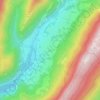 Mappa topografica L'Épery, altitudine, rilievo