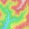 Mappa topografica Cabanes de la Serra, altitudine, rilievo