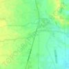 Mappa topografica Calingcuan, altitudine, rilievo