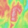 Mappa topografica Can Ladrón, altitudine, rilievo