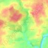 Mappa topografica Fontaine-Daniel, altitudine, rilievo