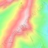 Mappa topografica Pico Tajo Alto de los Machos, altitudine, rilievo