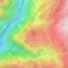 Mappa topografica Colle San Pietro, altitudine, rilievo