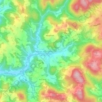 Mappa topografica Sonnleitn, altitudine, rilievo