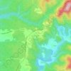 Mappa topografica Á-dos-Ferreiros, altitudine, rilievo