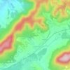 Mappa topografica Le Charmois, altitudine, rilievo