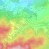 Mappa topografica Croce di Magara, altitudine, rilievo