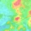 Mappa topografica Résidence des Plantes, altitudine, rilievo