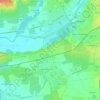 Mappa topografica Montignac, altitudine, rilievo