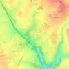 Mappa topografica Le Mont Pincon, altitudine, rilievo